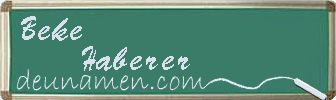 Beke Haberer Visitenkarte